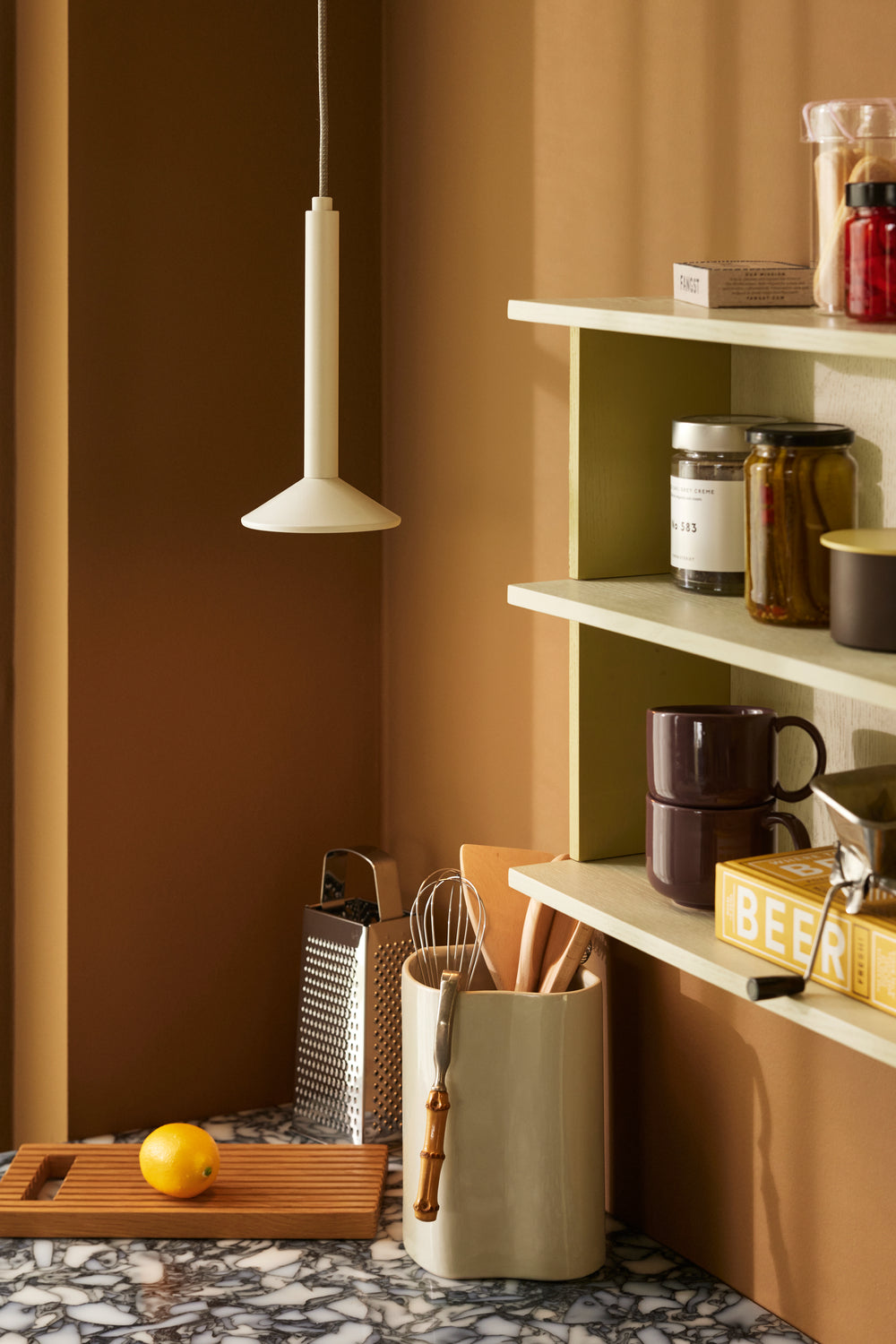 Pep Shelf – Yellow / Grey