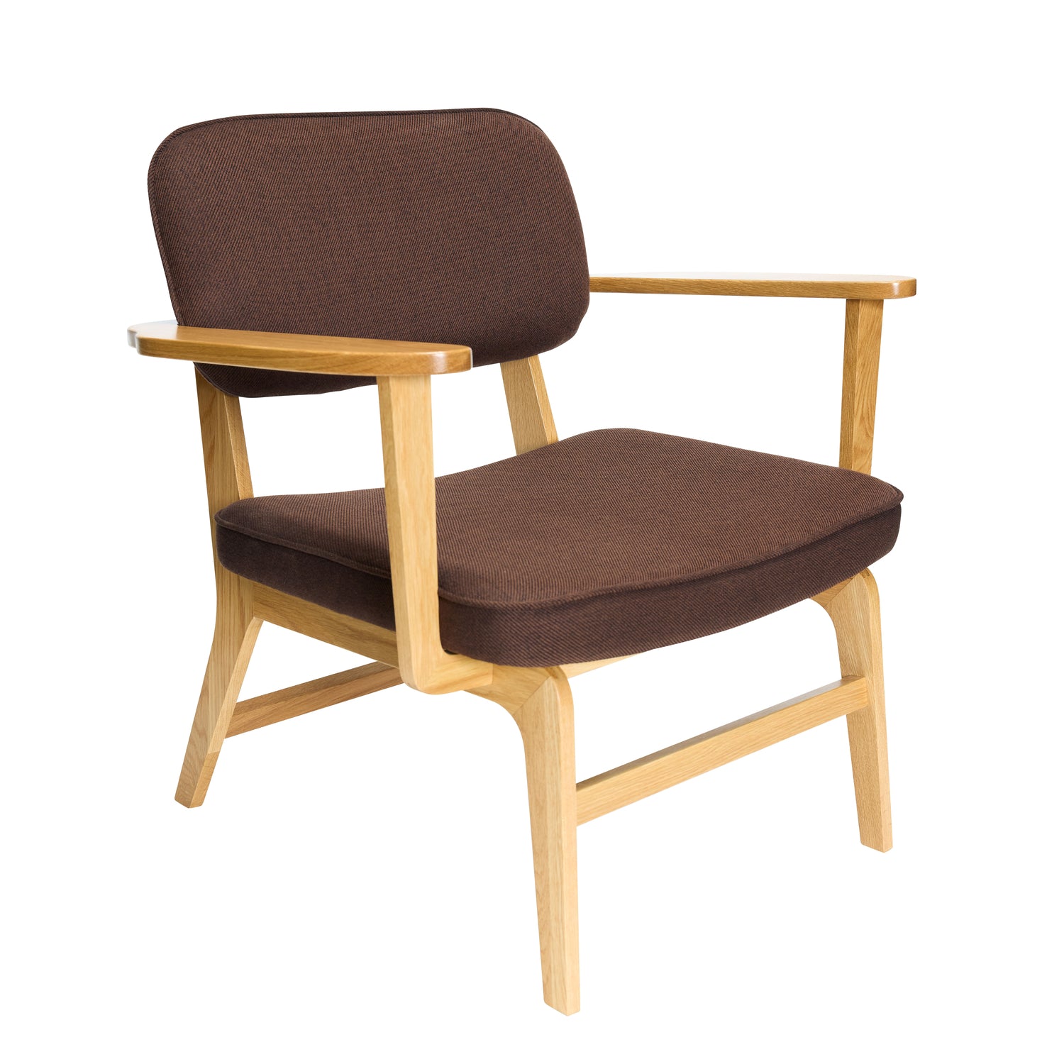 Haze Lounge Chair – Dark Brown