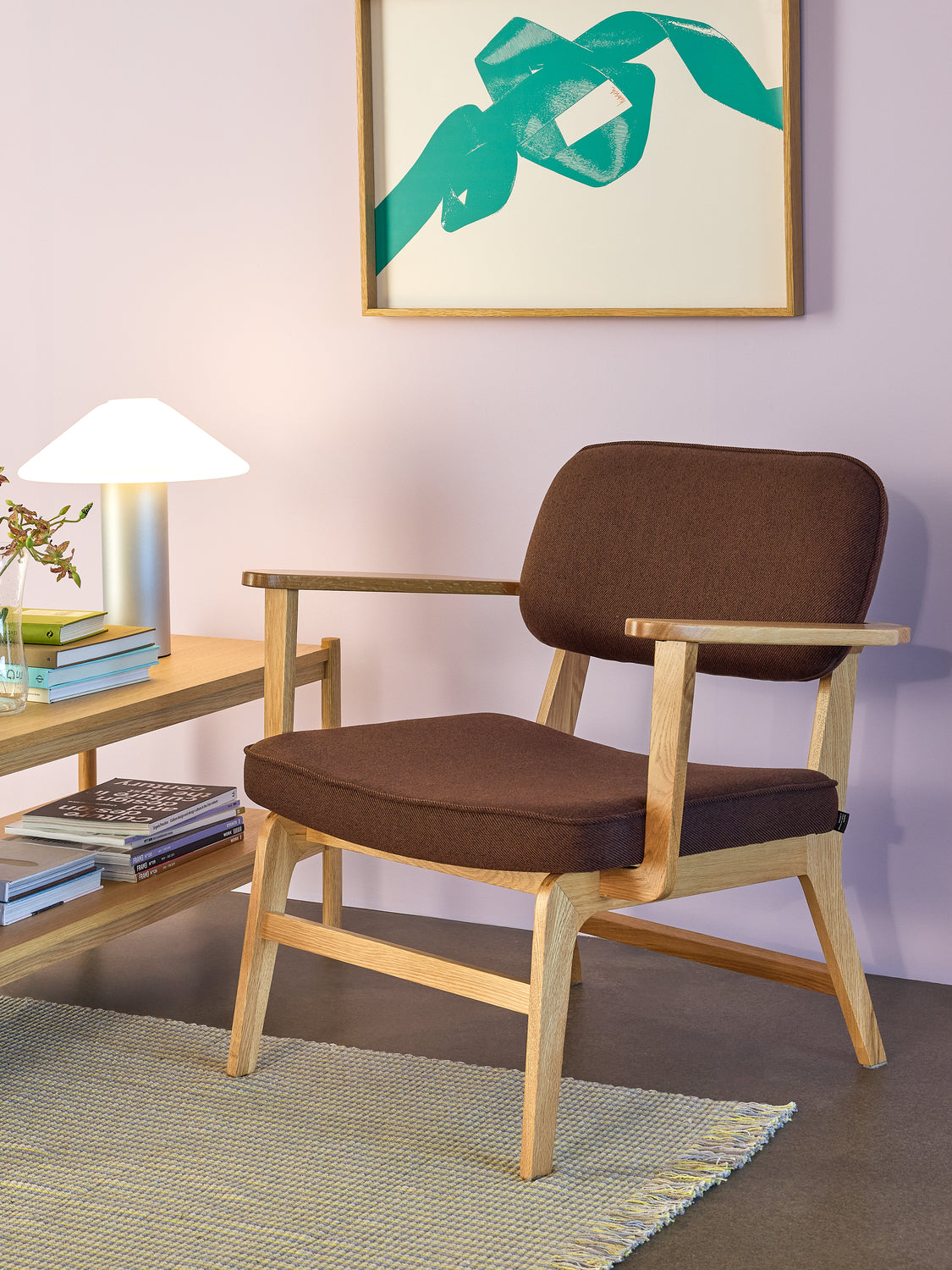 Haze Lounge Chair – Dark Brown