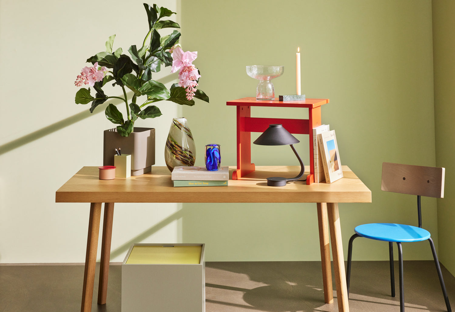 Koi Dining Chair – Blue/Brown/Black