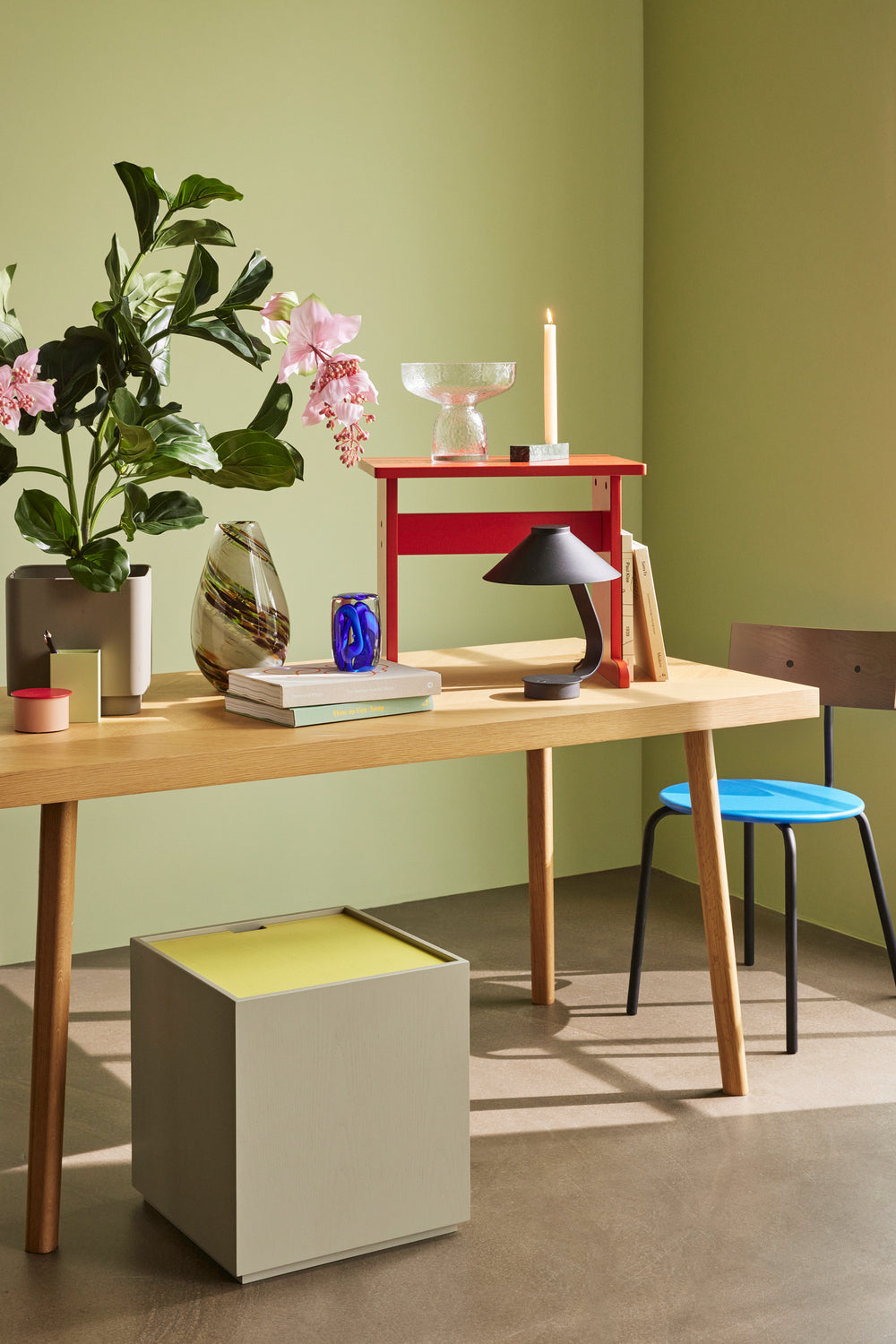 Koi Dining Chair – Blue/Brown/Black