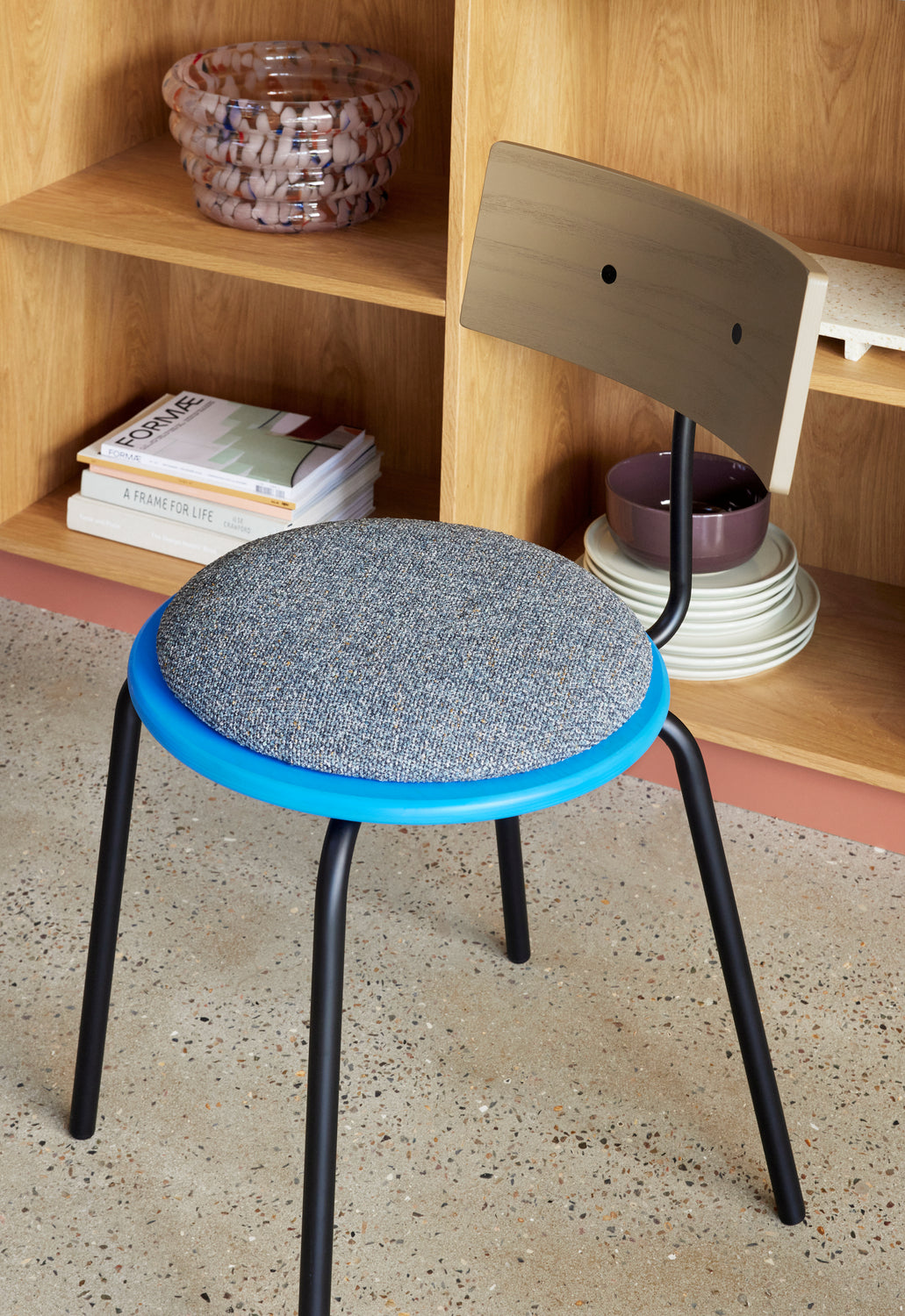 Koi Dining Chair – Blue/Brown/Black