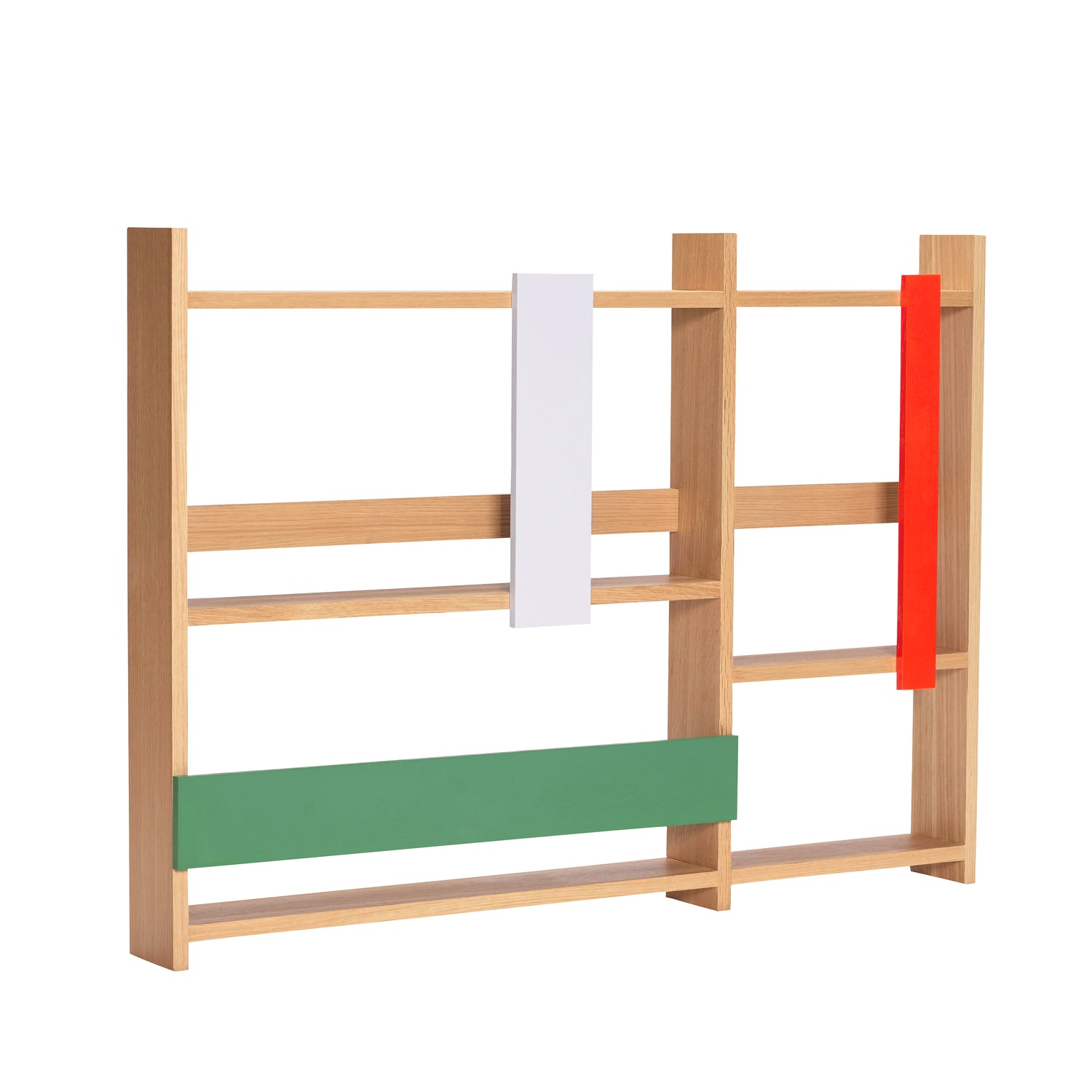 Arki Wall Shelf/Magazine Holder – Natural/Multicolour