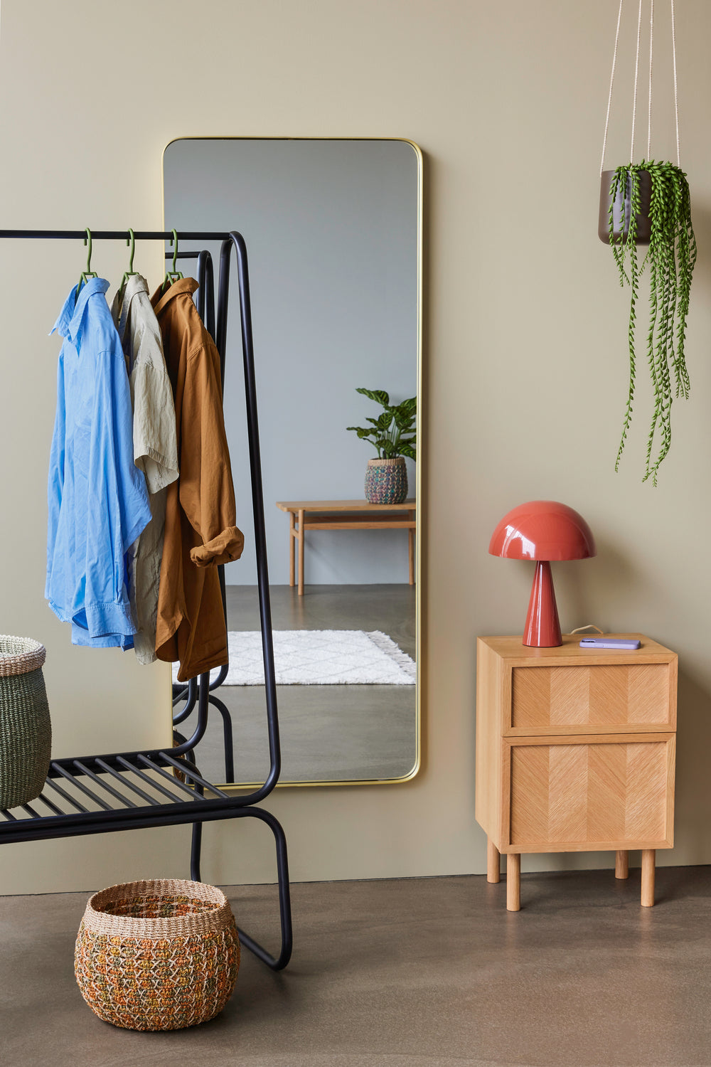 Mush Table Lamp Mini Red