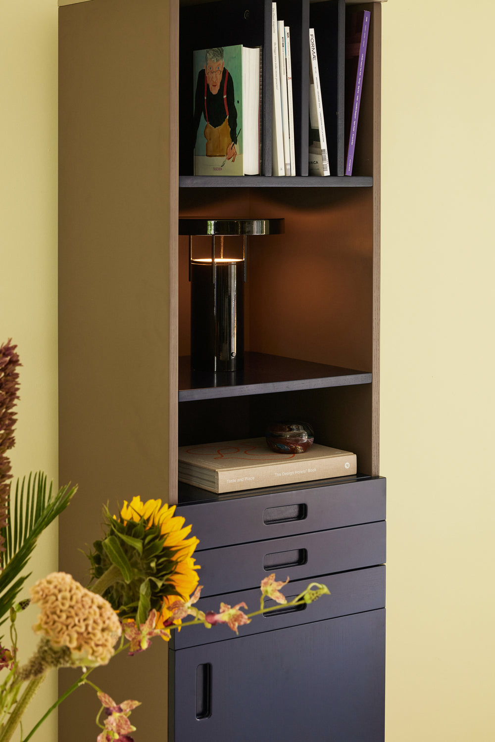 Study Shelf Unit Dark blue/Grey