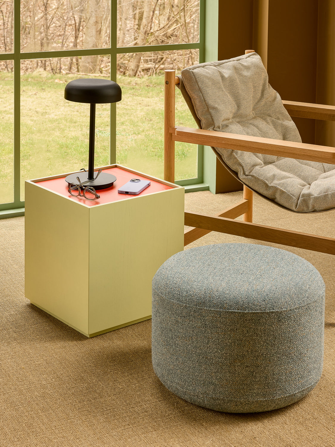 Marshmellow Pouffe – Small Dark Grey