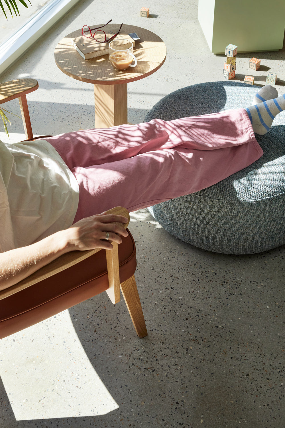 Marshmellow Pouffe – Large Light Green