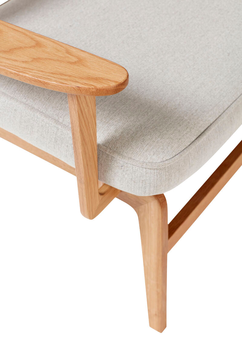 Haze Lounge Chair Grey/Natural