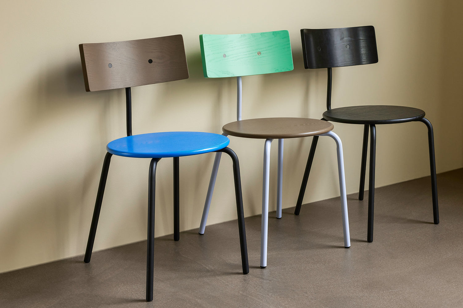 Koi Dining Chair – Blue/Brown/Black