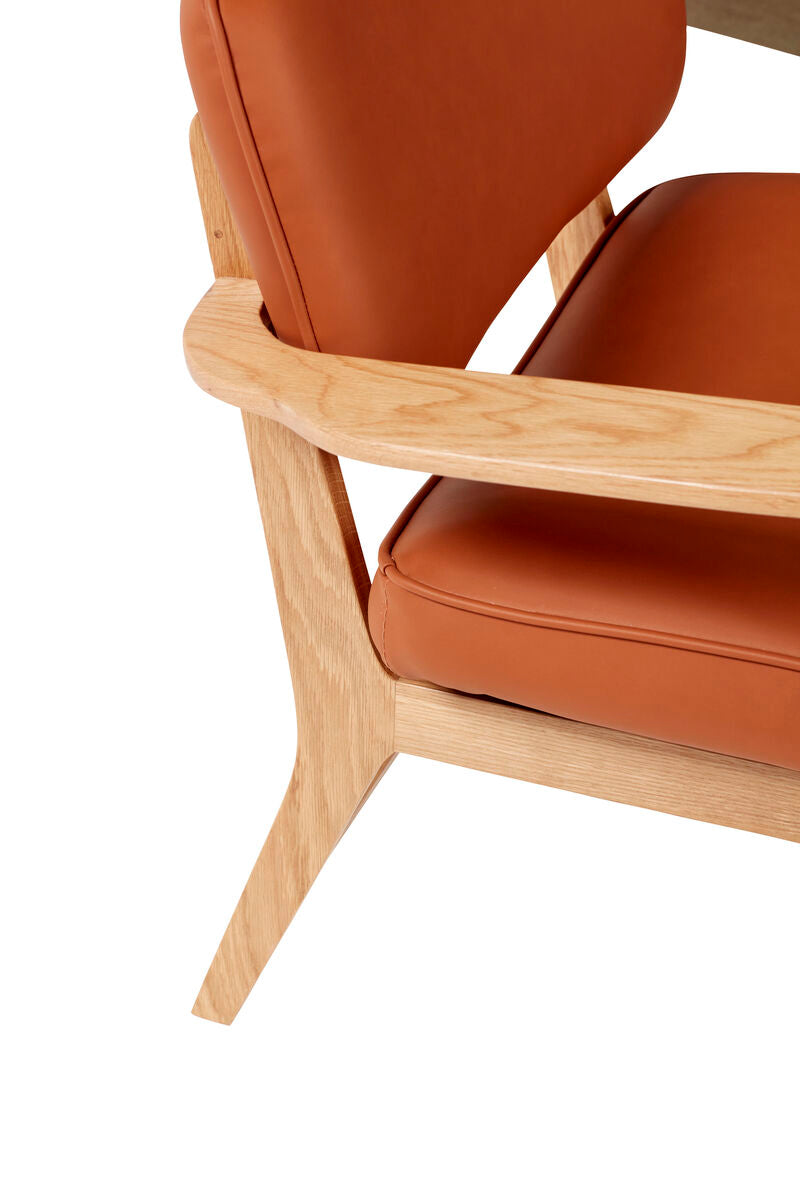 Haze Lounge Chair Brown/Natural