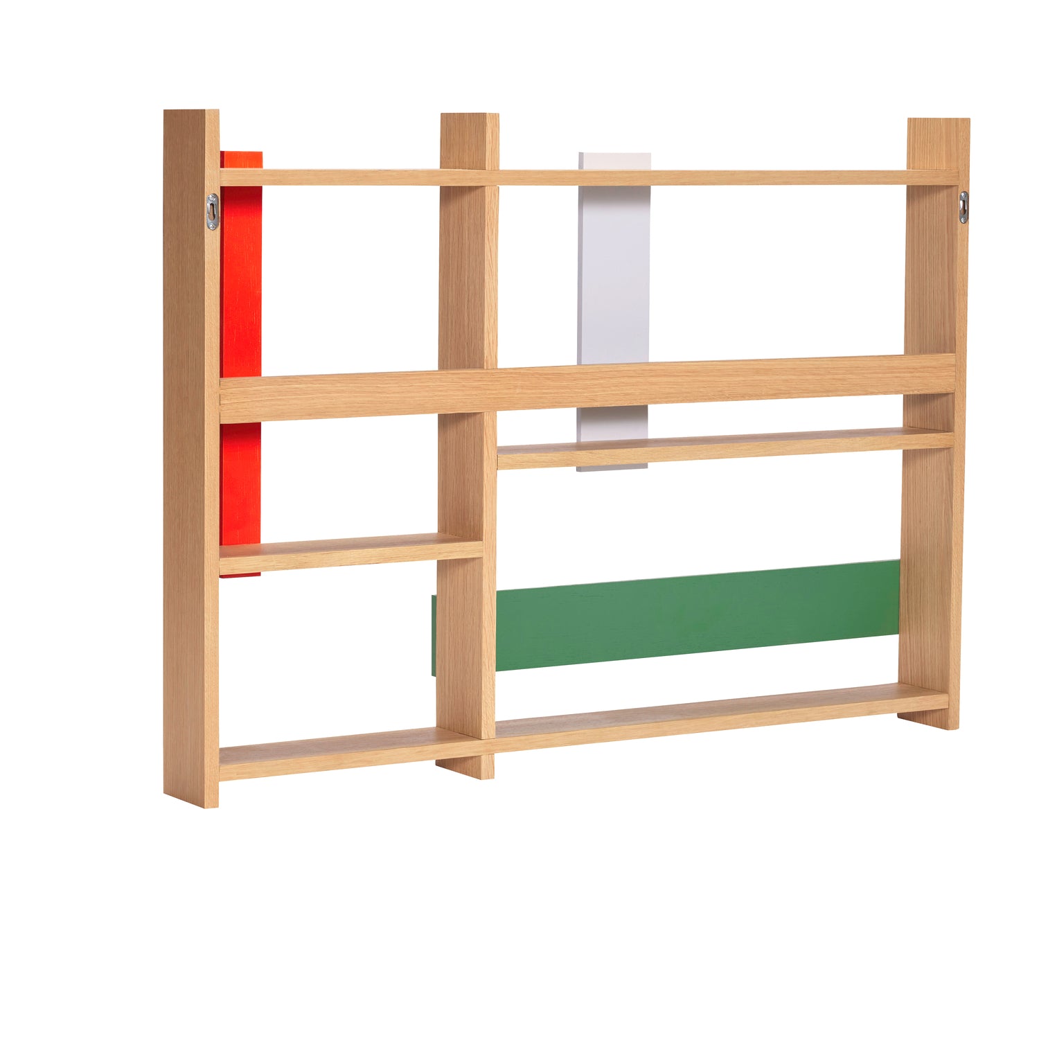 Arki Wall Shelf/Magazine Holder – Natural/Multicolour