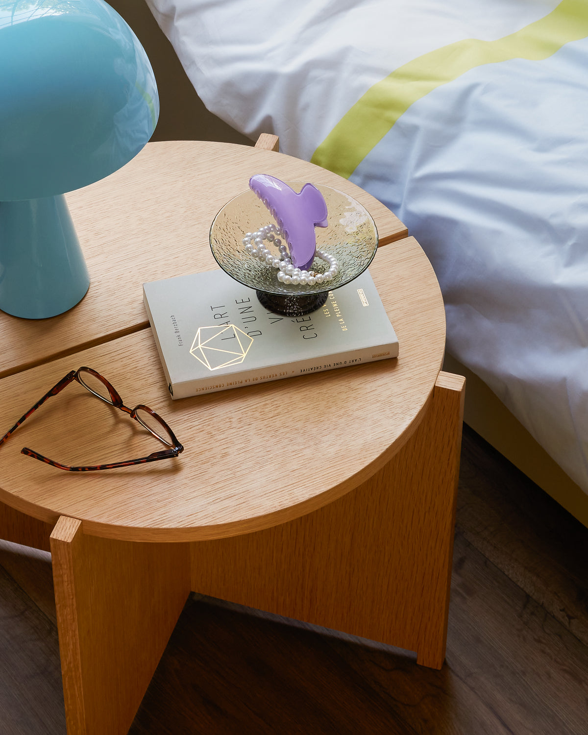 Mush Table Lamp Mini Light blue