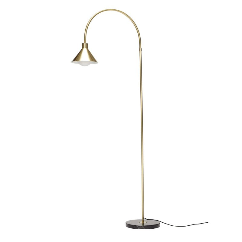 Pipe Floor Lamp Brass