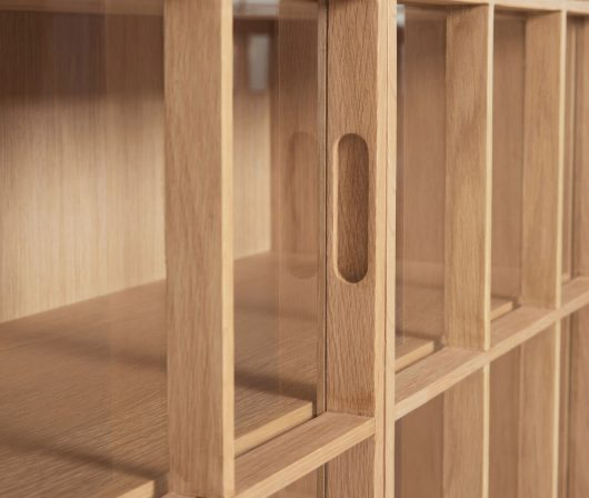 Shoji Cabinet Wide – Natural