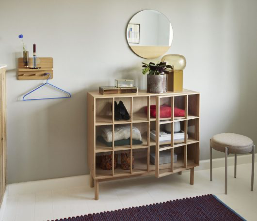 Shoji Cabinet Wide – Natural